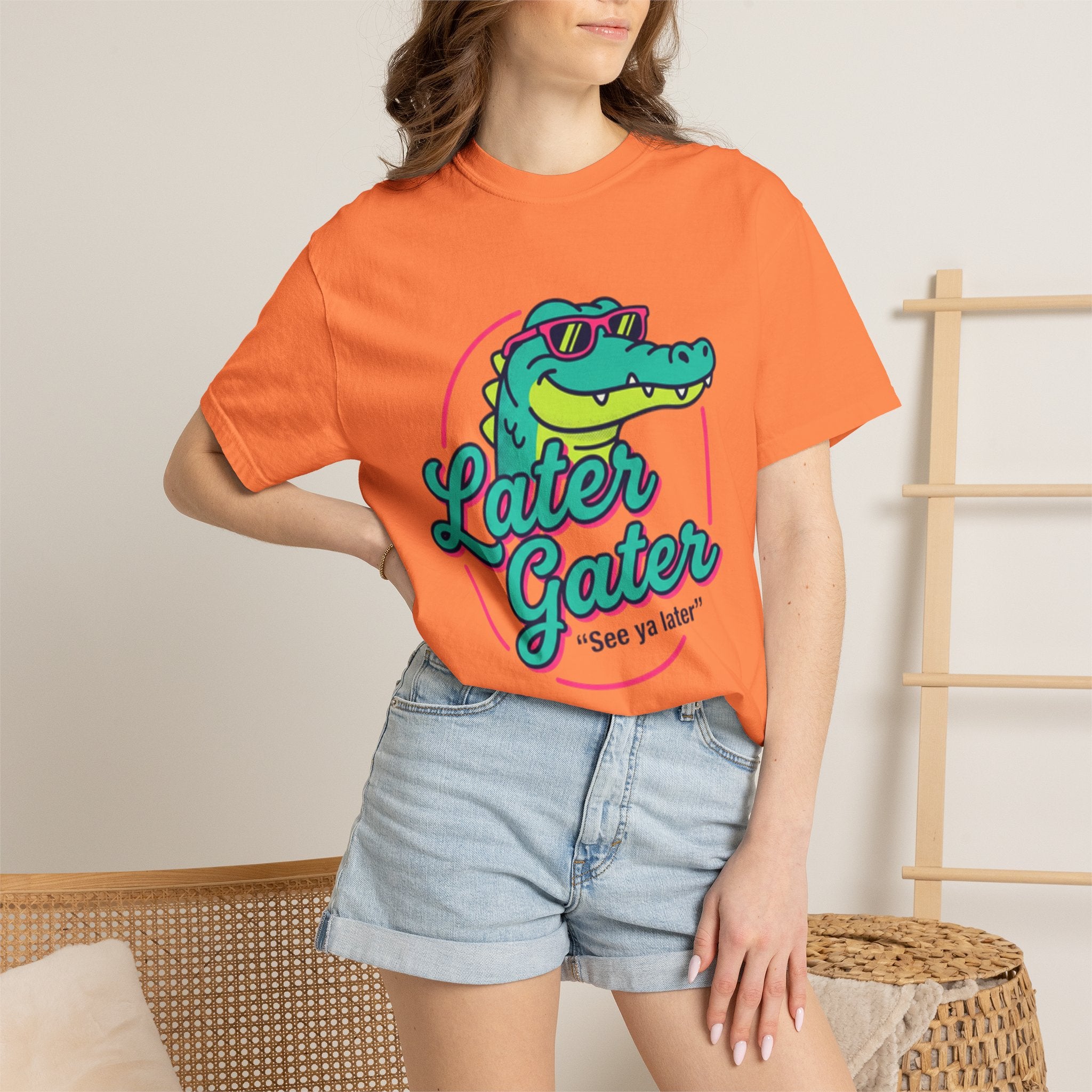 Later Gater T-Shirt — Retro Cool Alligator Graphic Tee