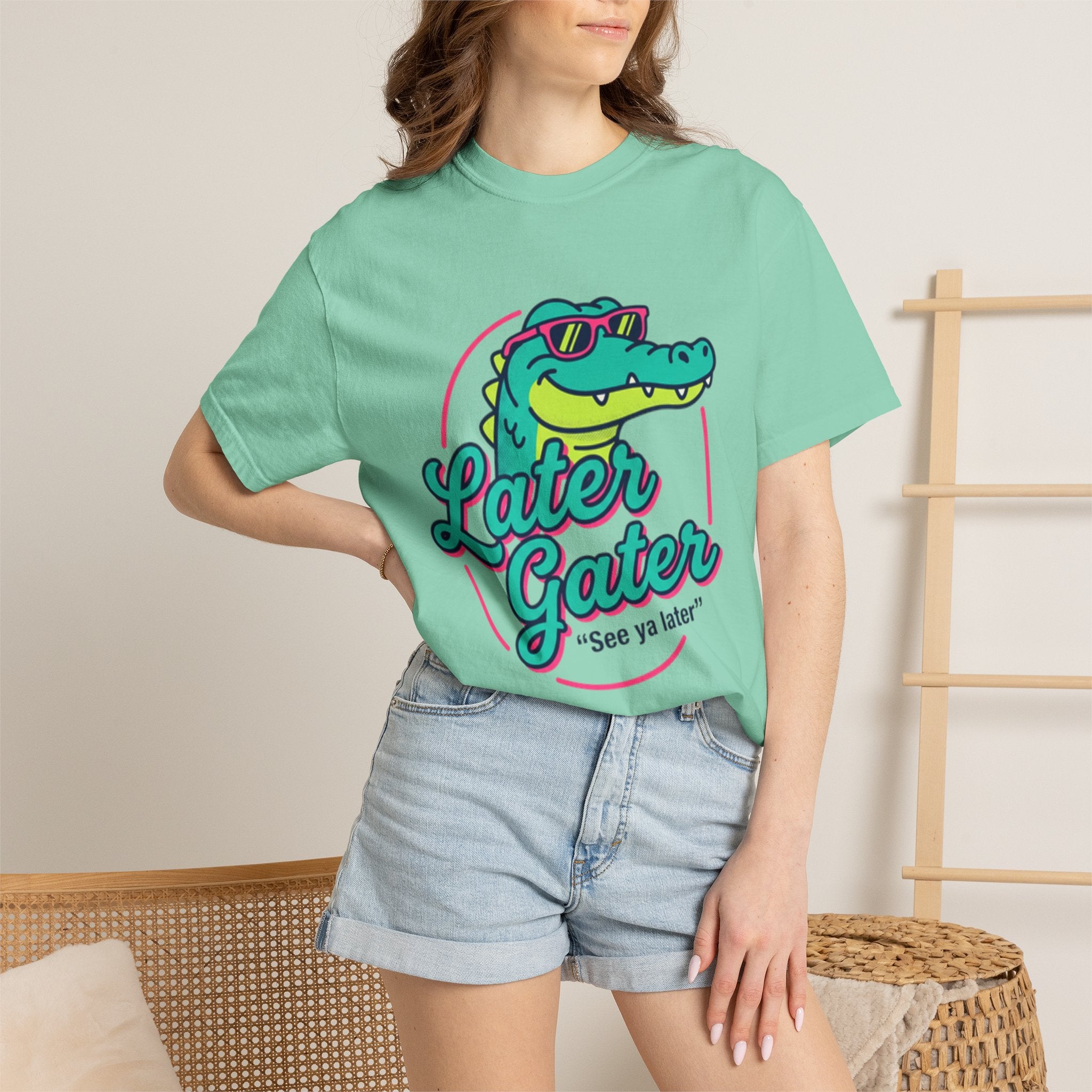 Later Gater T-Shirt — Retro Cool Alligator Graphic Tee