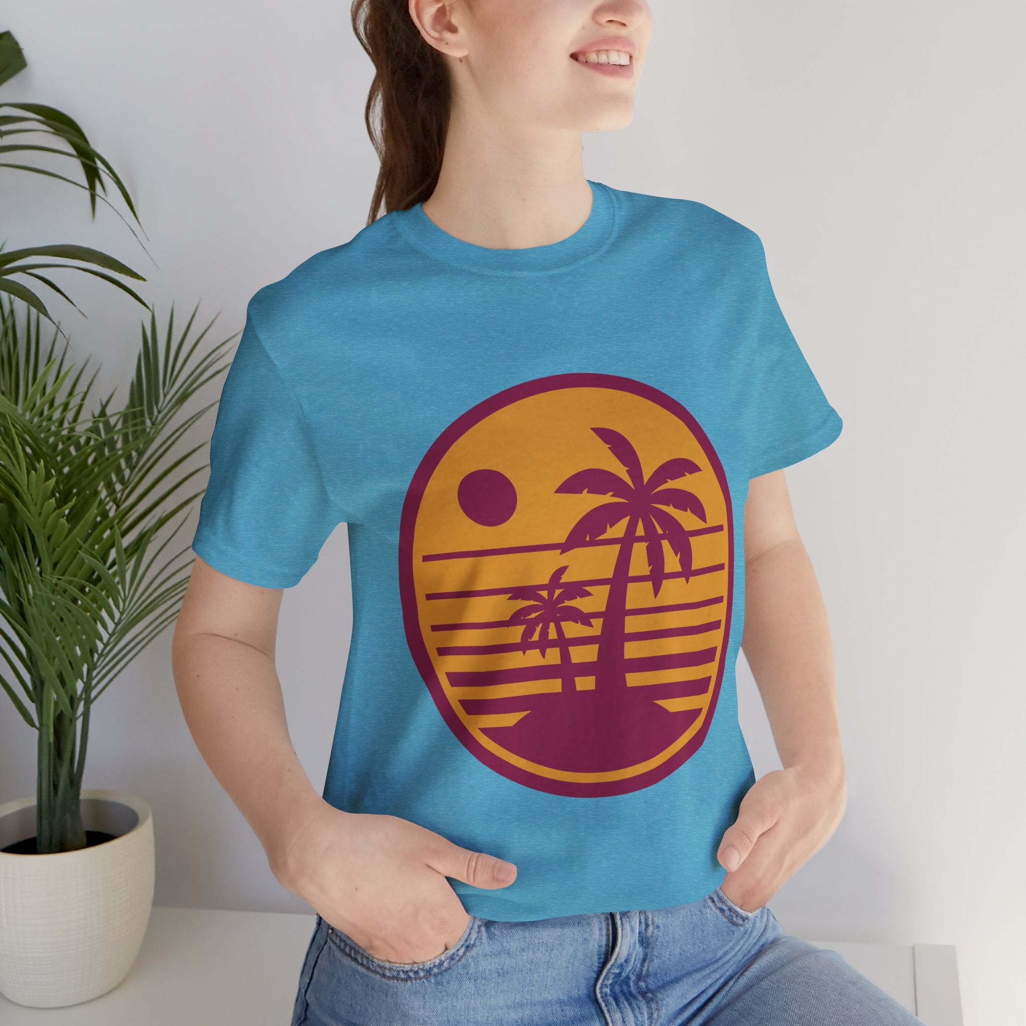 Retro Palm Sunset T-Shirt