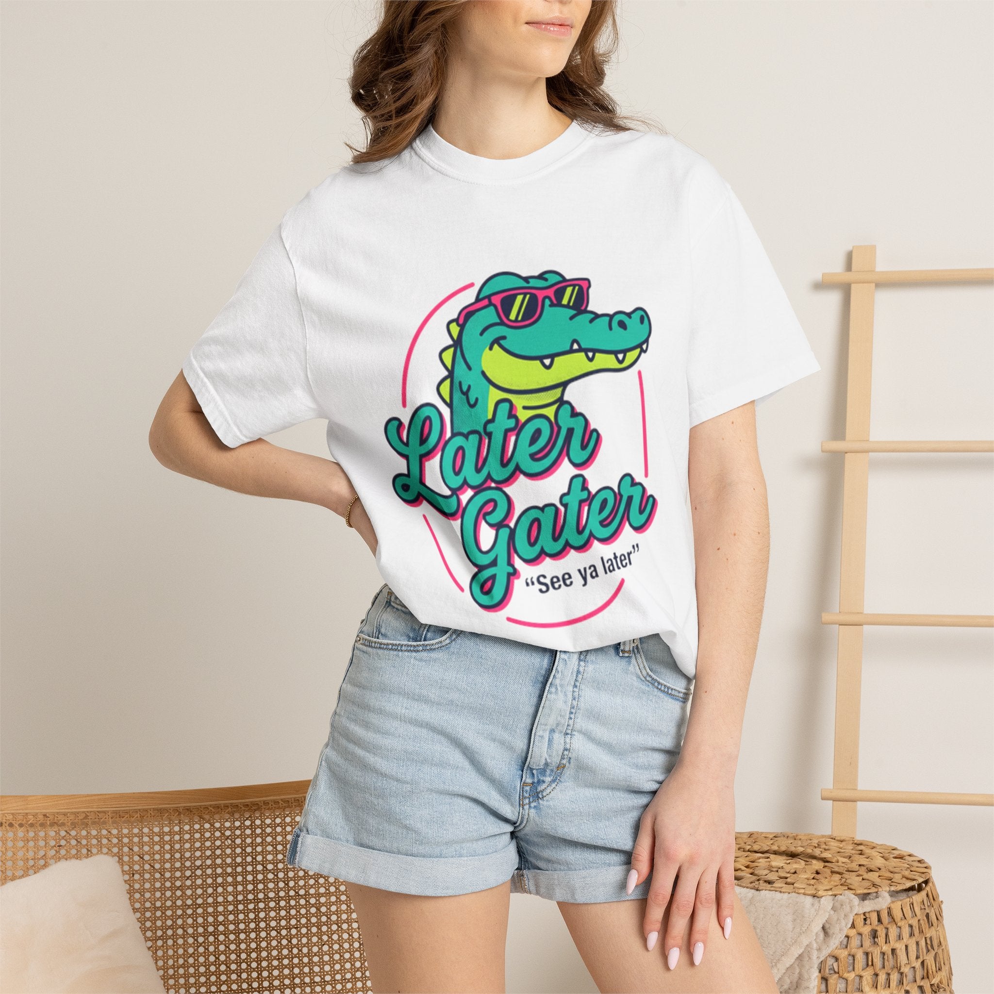 Later Gater T-Shirt — Retro Cool Alligator Graphic Tee