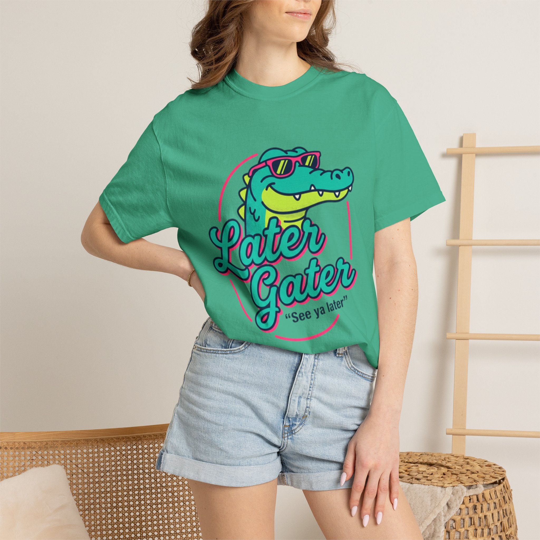 Later Gater T-Shirt — Retro Cool Alligator Graphic Tee