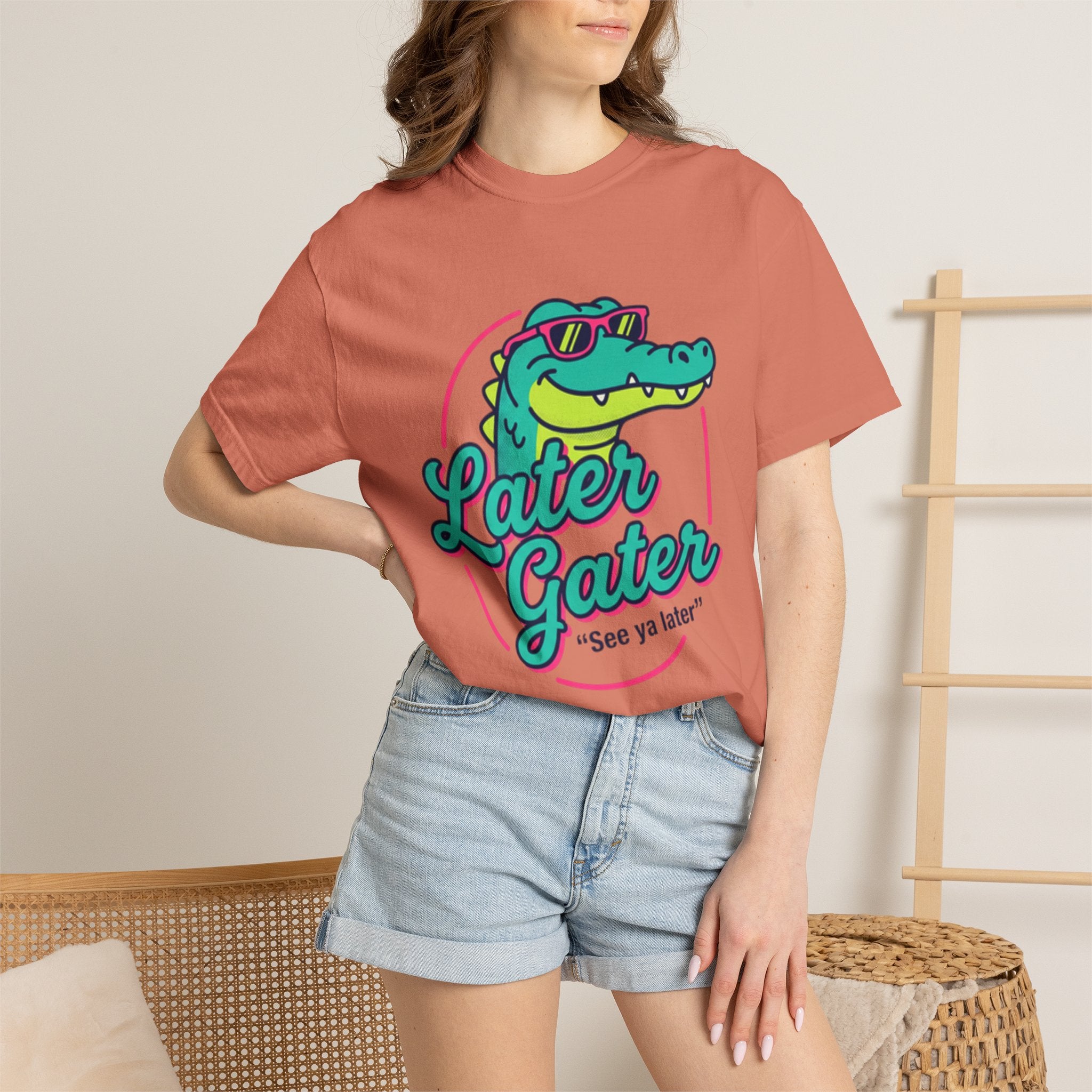 Later Gater T-Shirt — Retro Cool Alligator Graphic Tee