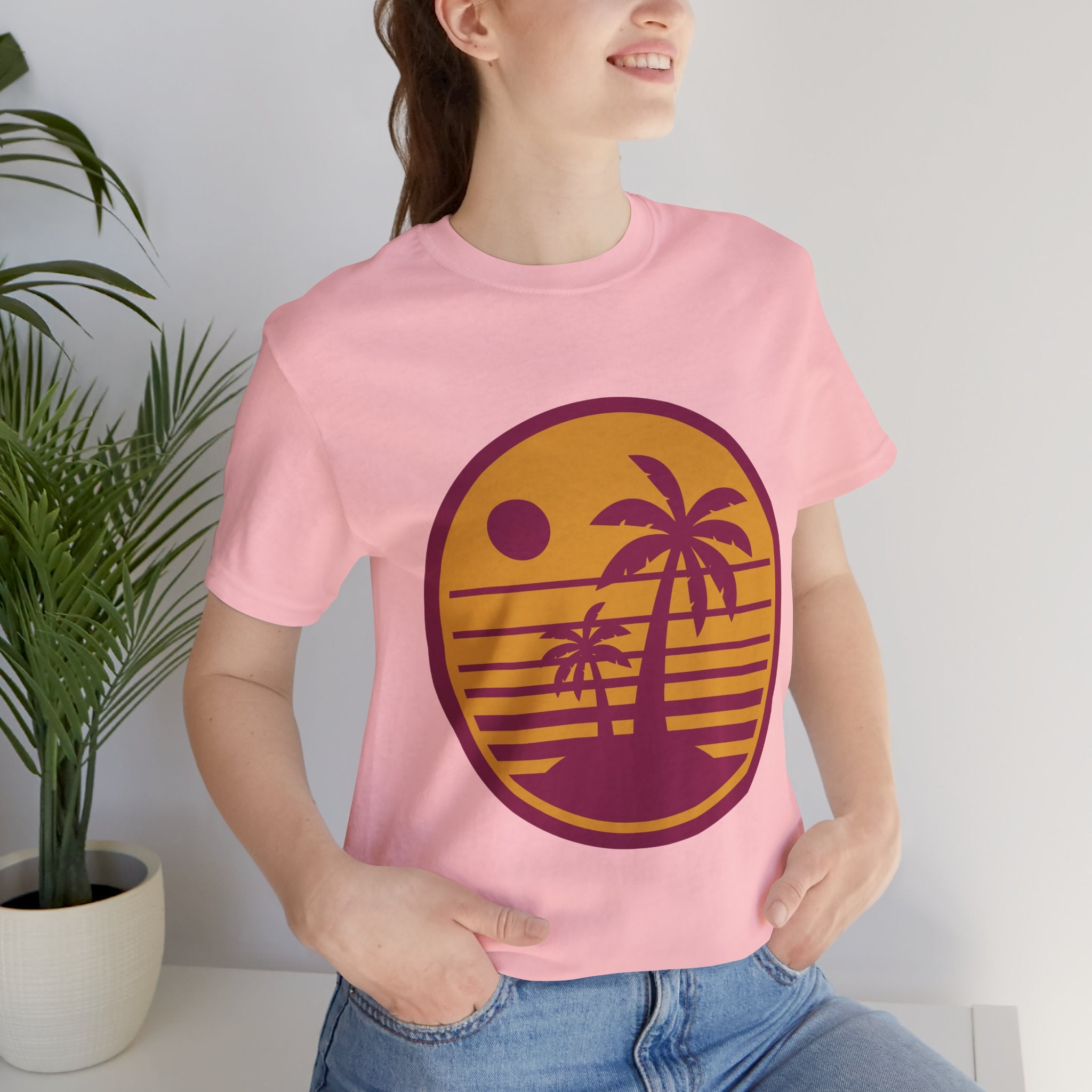 Retro Palm Sunset T-Shirt