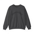Unbothered Sweatshirt — Minimal Arch Logo Crewneck