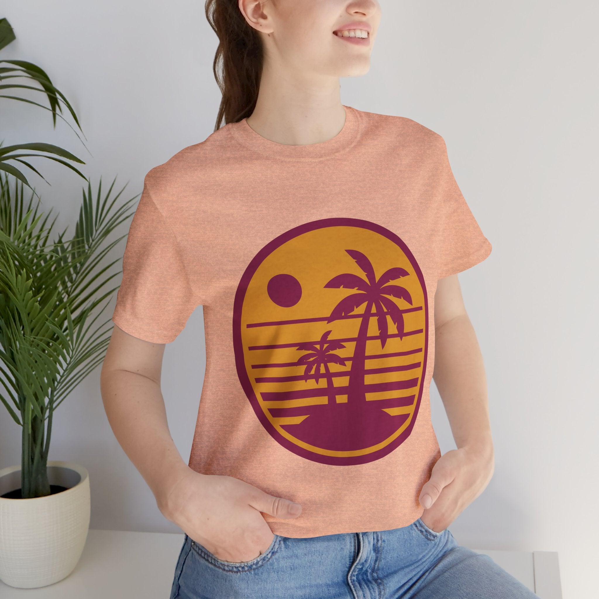 Retro Palm Sunset T-Shirt