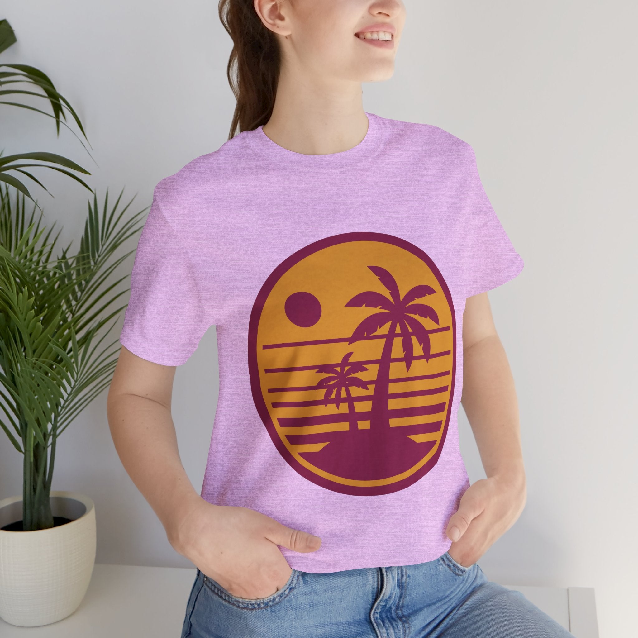 Retro Palm Sunset T-Shirt