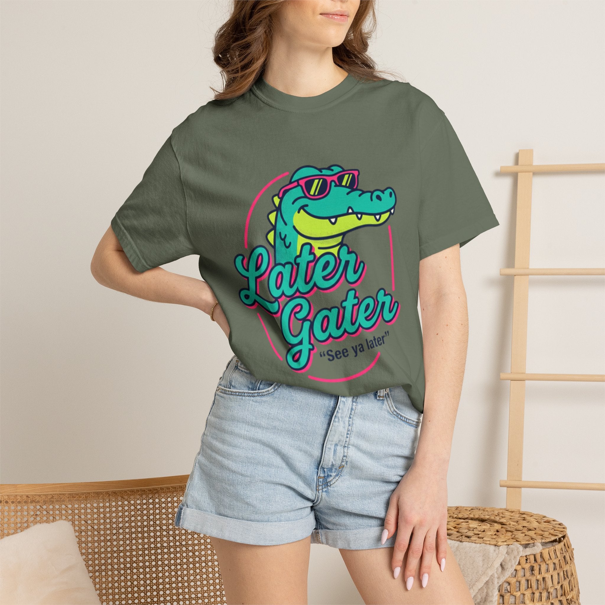 Later Gater T-Shirt — Retro Cool Alligator Graphic Tee